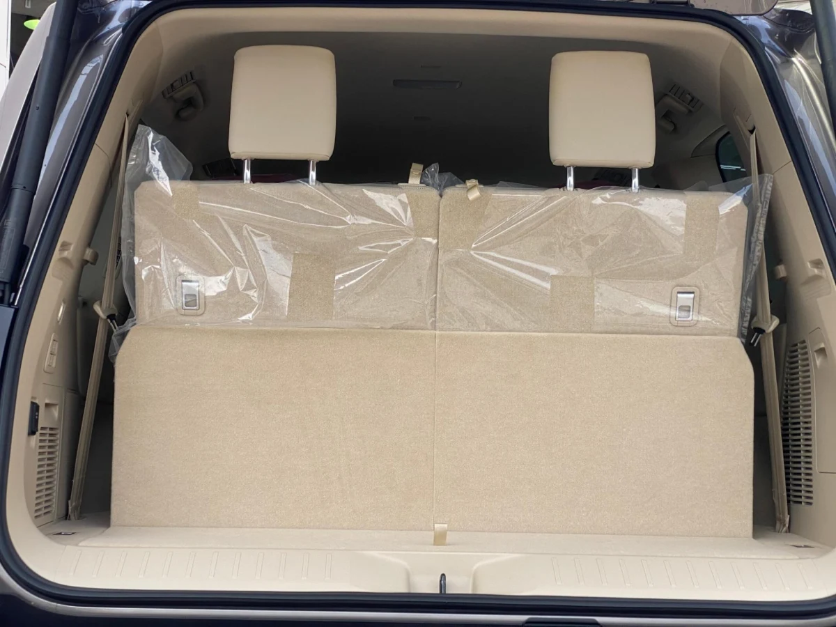 Seven-seat cargo area of the Bronze 2026 Land Cruiser 300 ZX