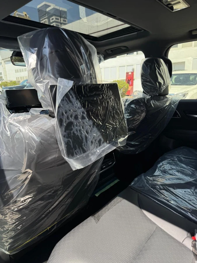 Five-seat black cabin of the LC300 ZX Performance Hybrid