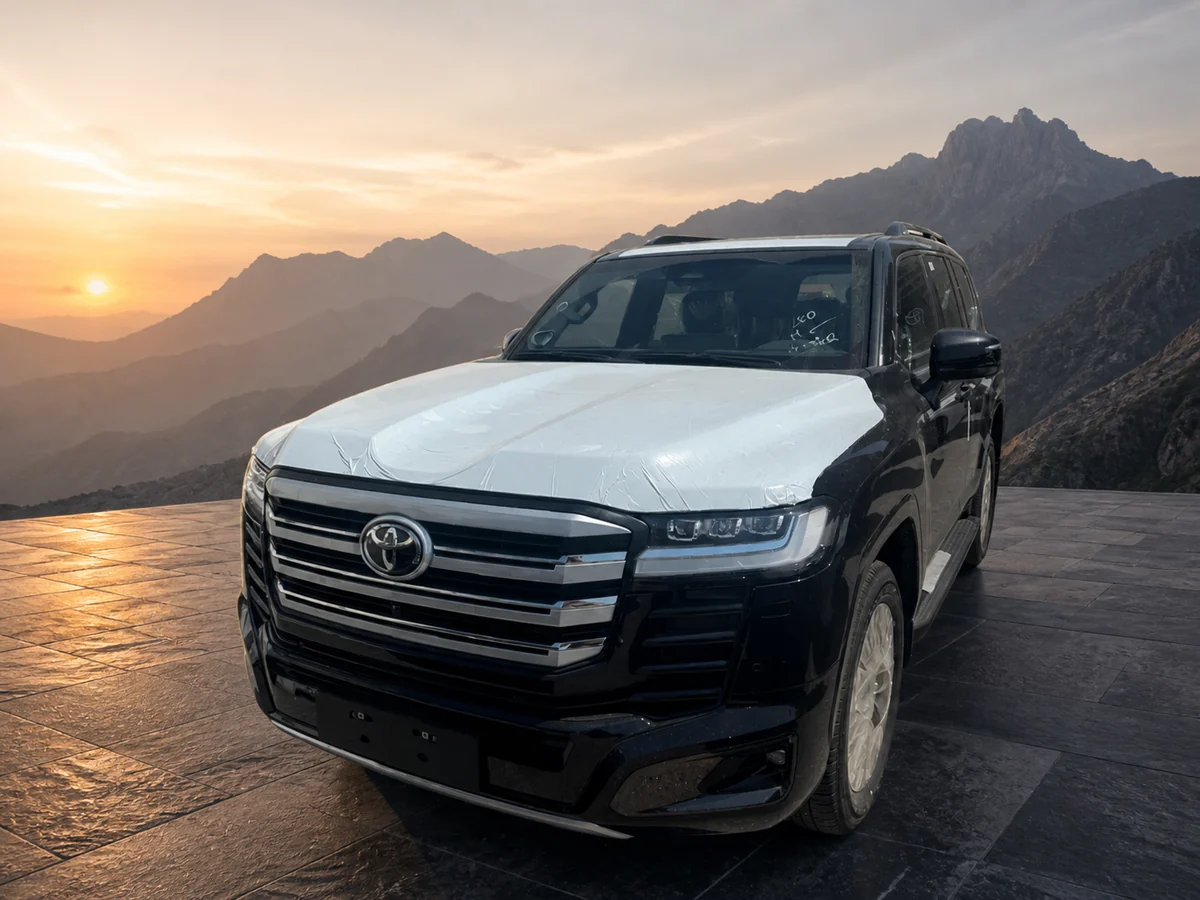 2026 Toyota Land Cruiser 300 ZX Performance Hybrid LHD in a premium mountain environment