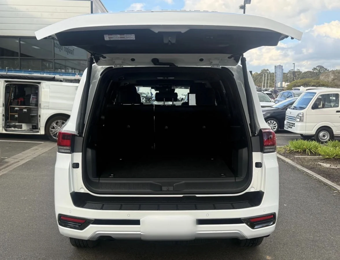 Open cargo area of the LC300 Performance Hybrid Sahara ZX
