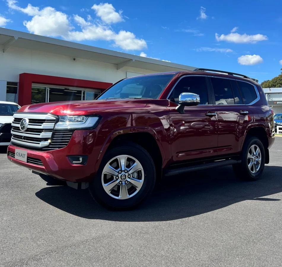 2026 Toyota Land Cruiser Sahara LC300 exterior front three-quarter view
