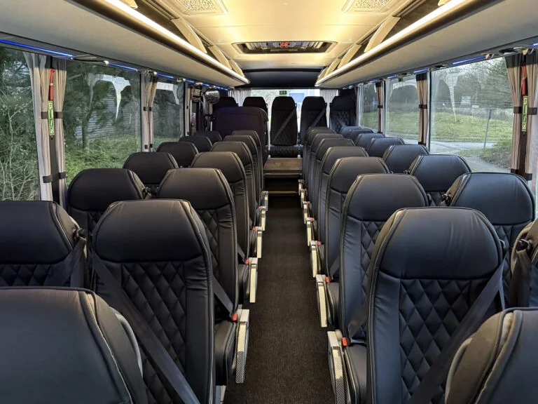 Wide view through the AOS Visigo passenger saloon