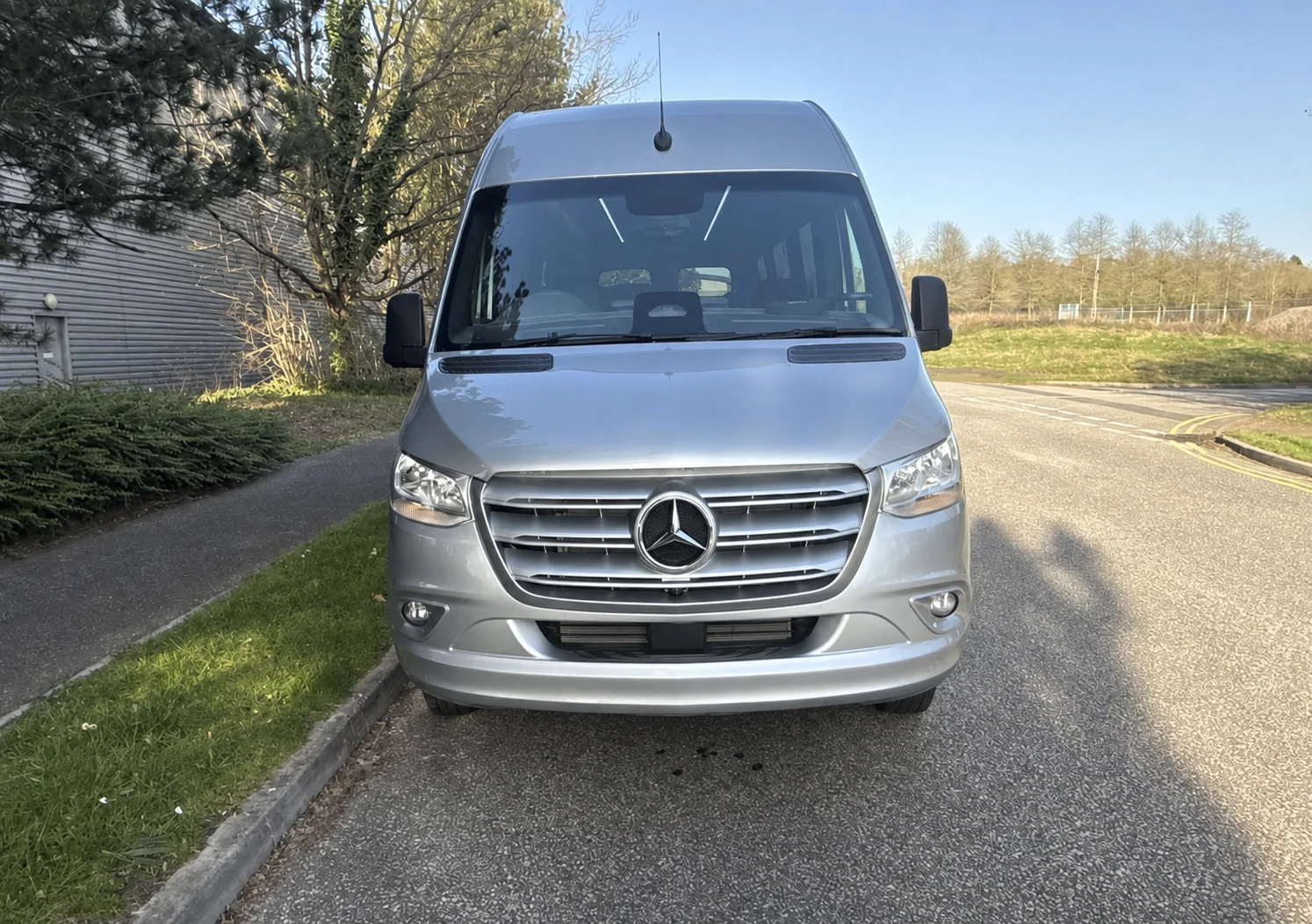 Front view of the Mercedes-Benz Sprinter Classic