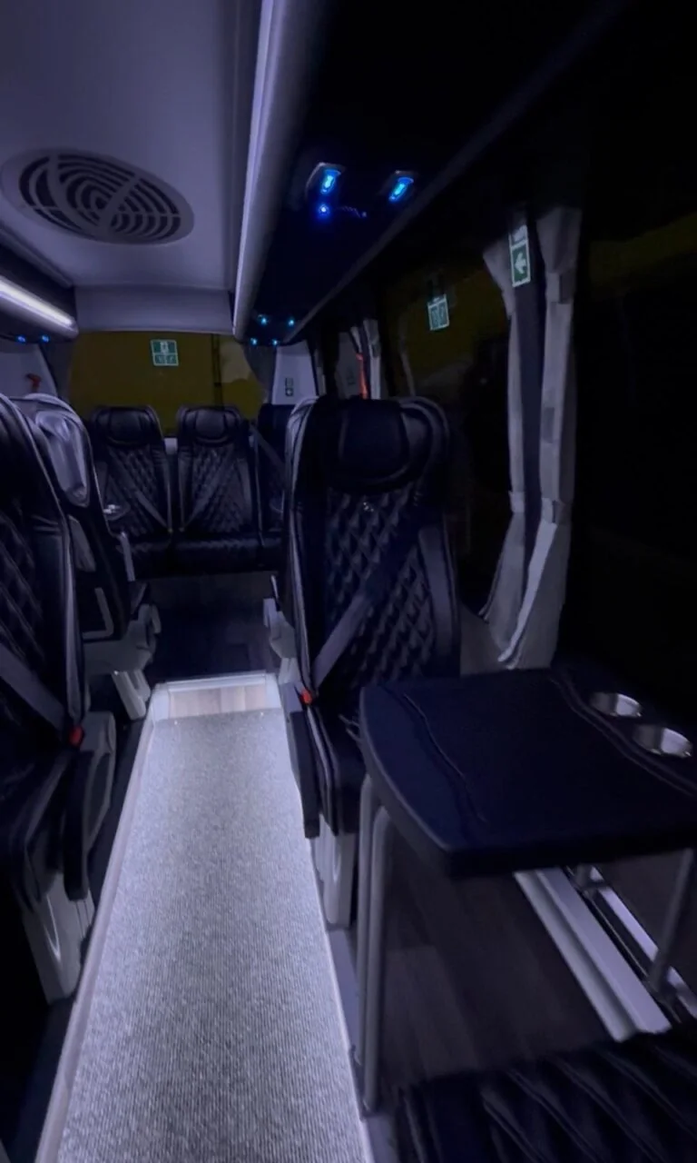 Passenger cabin inside the 16-seat Ferqui Sunset