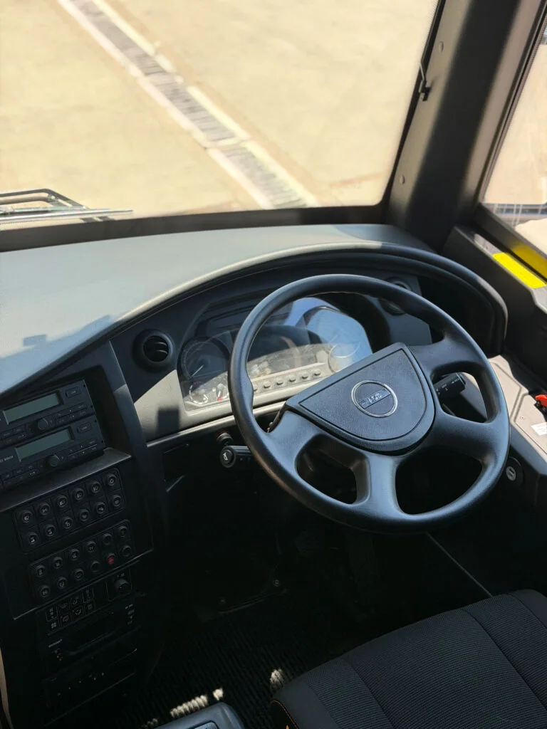 Right-hand-drive cockpit of the Grand Toro II VIP