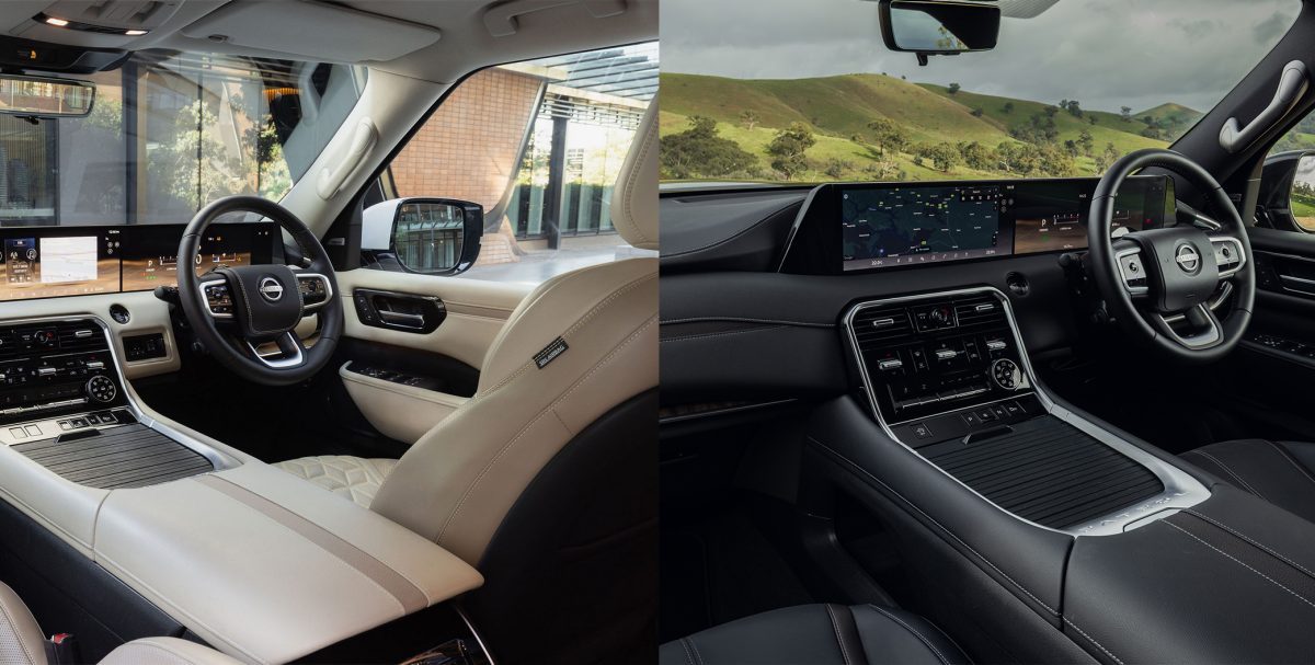 Two official right-hand-drive Nissan Patrol cabin treatments