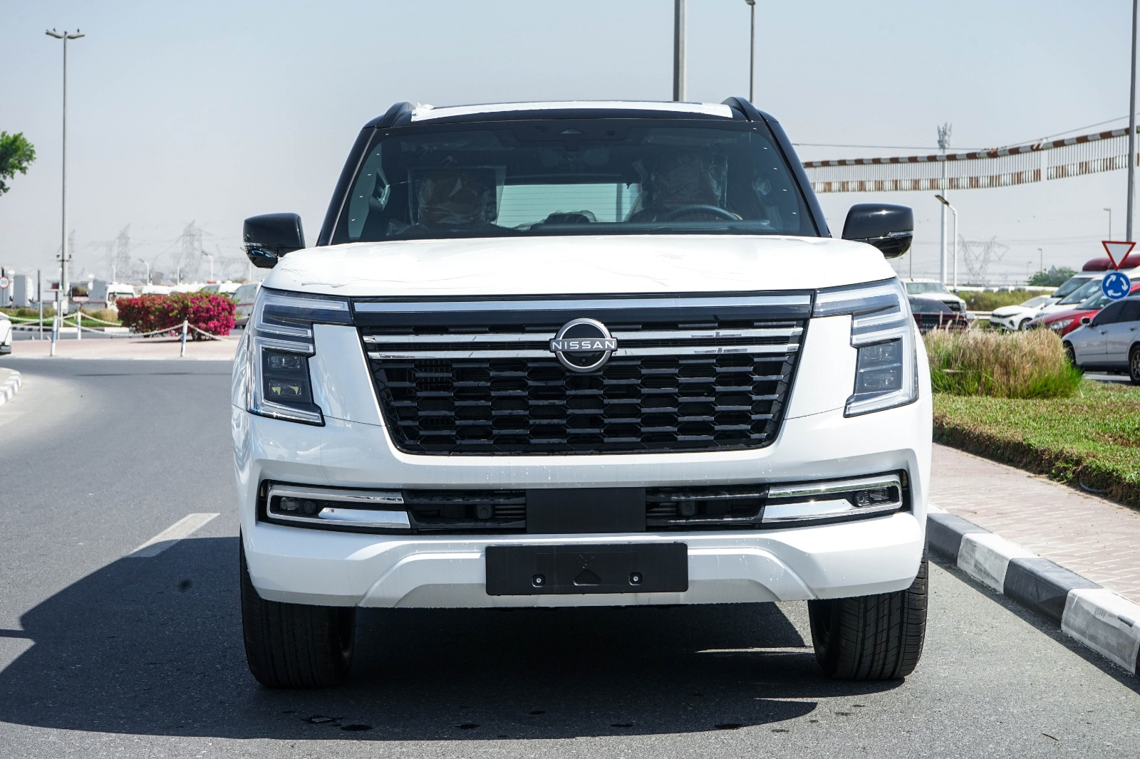 2026 Nissan Patrol Y63 LE Platinum City / 3.5L 4WD LHD / White - Burgundy