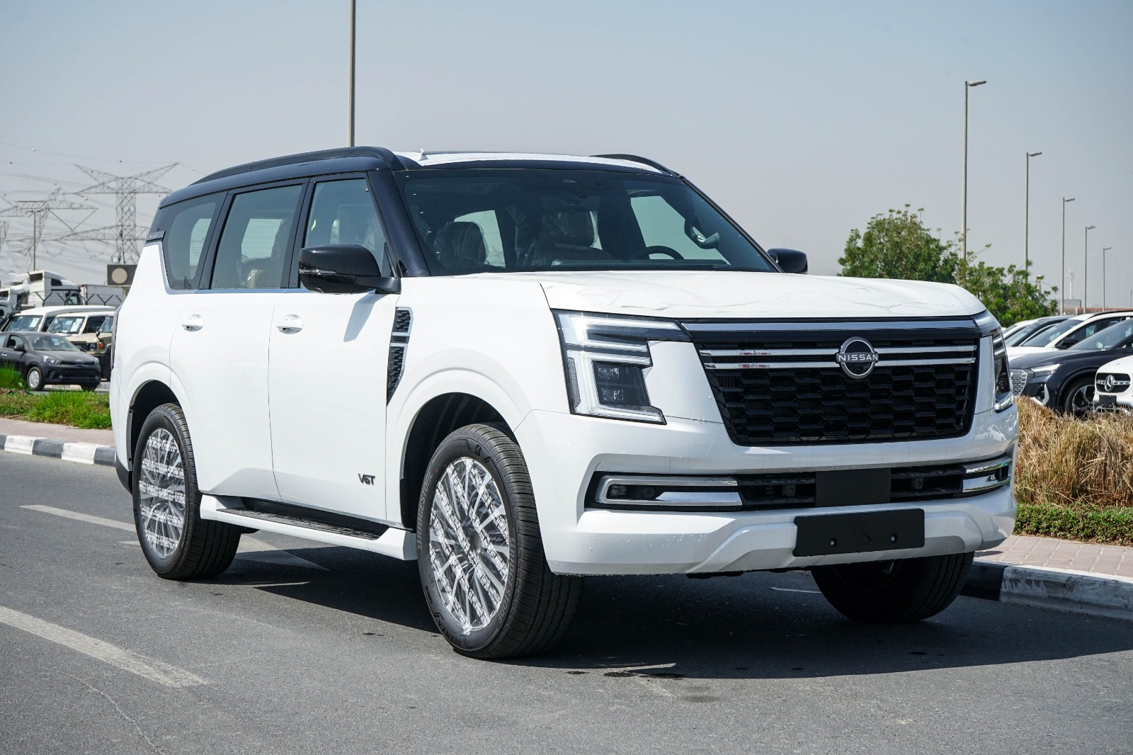 2026 Nissan Patrol Y63 LE Platinum City / 3.5L 4WD LHD / White - Tan