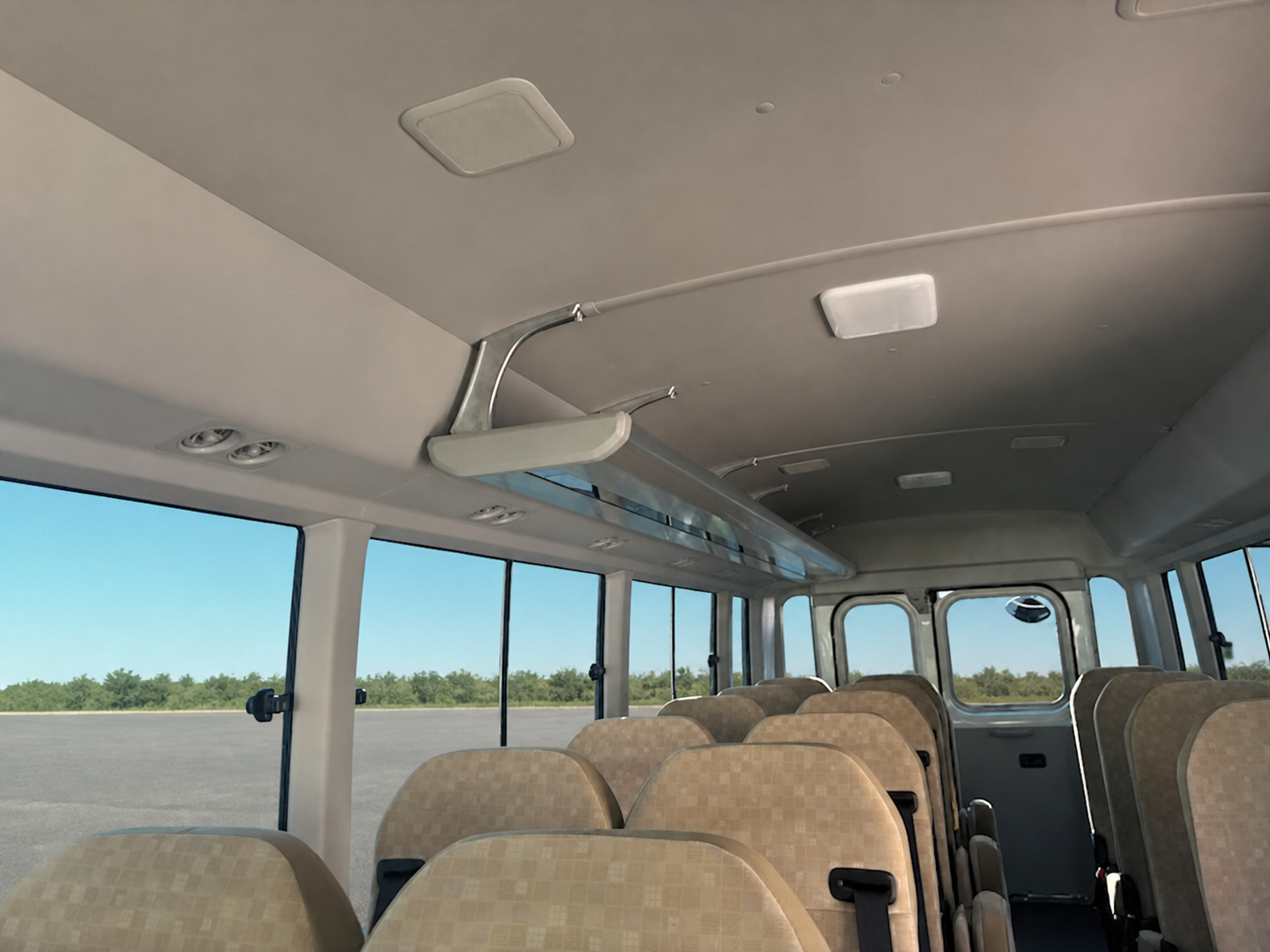 2026 Toyota Coaster Long / 25-Seater, Split Rear Doors & Automatic Swing Door JDM for export from Japan