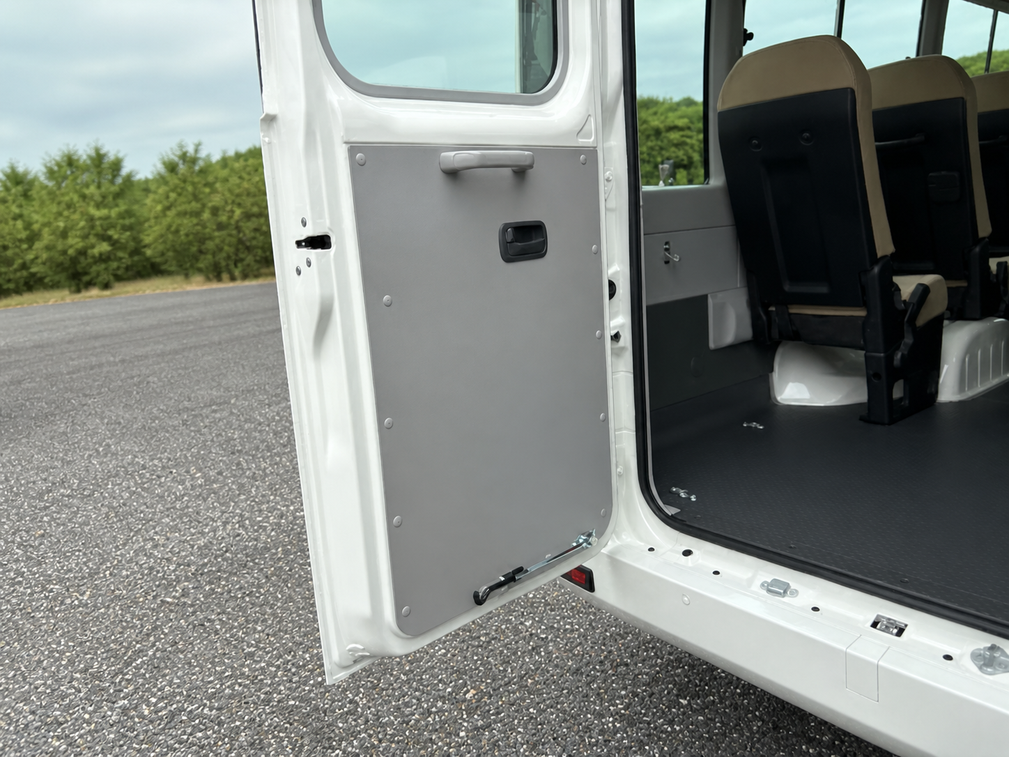 2026 Toyota Coaster Long / 25-Seater, Split Rear Doors & Automatic Swing Door JDM for export from Japan