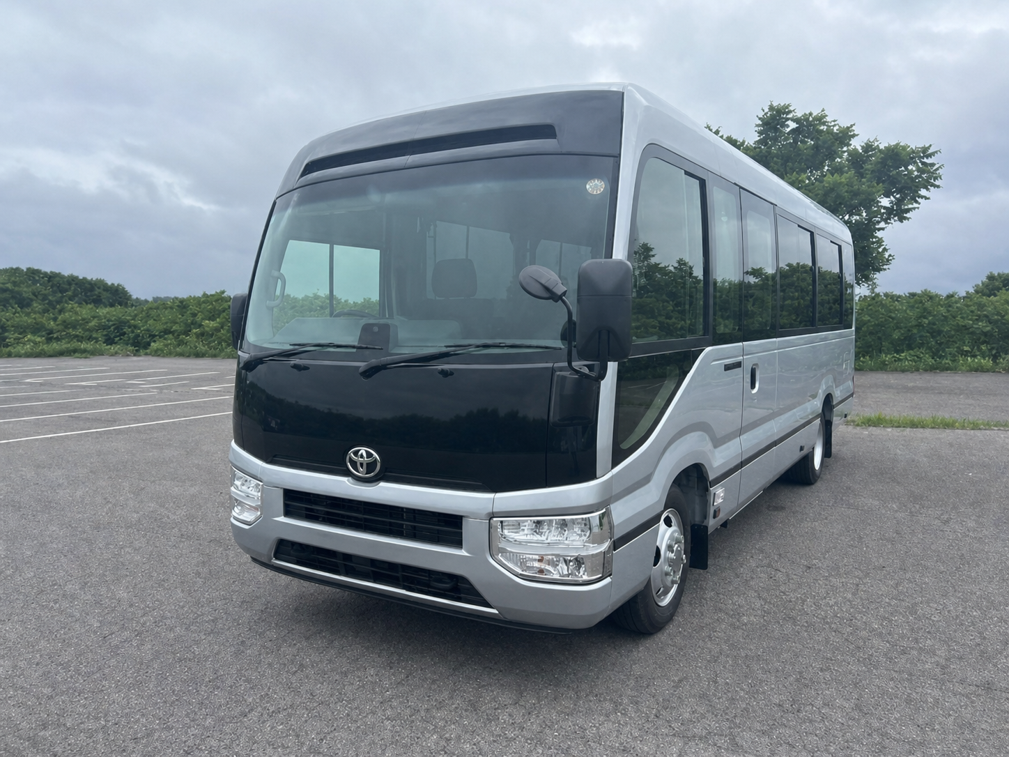 2026 Toyota Coaster Premium Cabin / 21-Seater, High Output & Split Rear Doors JDM for export from Japan