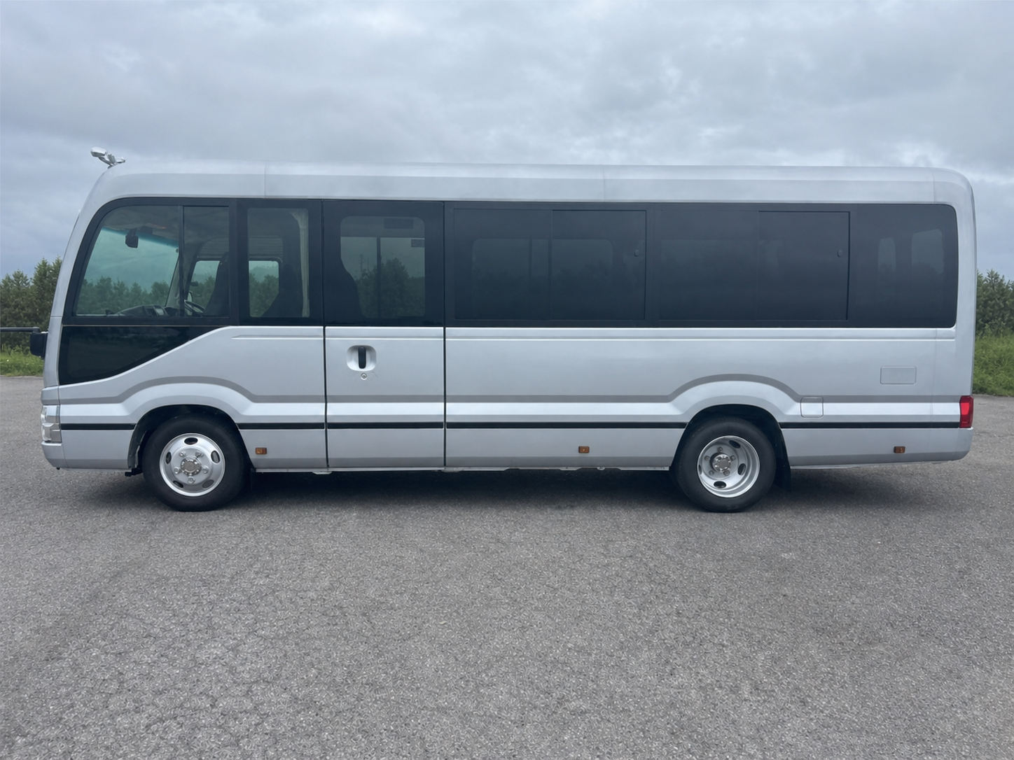 2026 Toyota Coaster Premium Cabin / 21-Seater, High Output & Split Rear Doors JDM for export from Japan