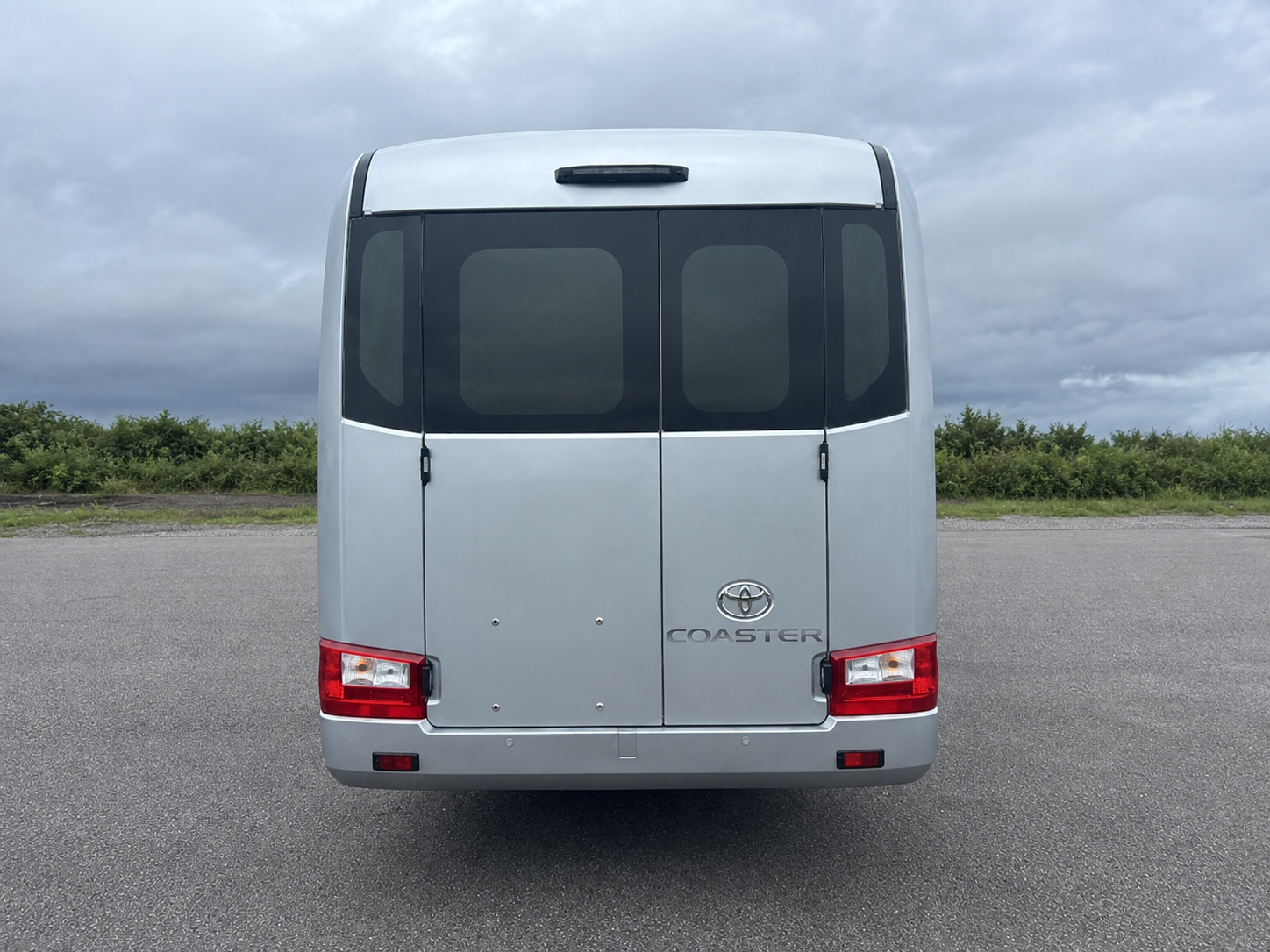 2026 Toyota Coaster Premium Cabin / 21-Seater, High Output & Split Rear Doors JDM for export from Japan