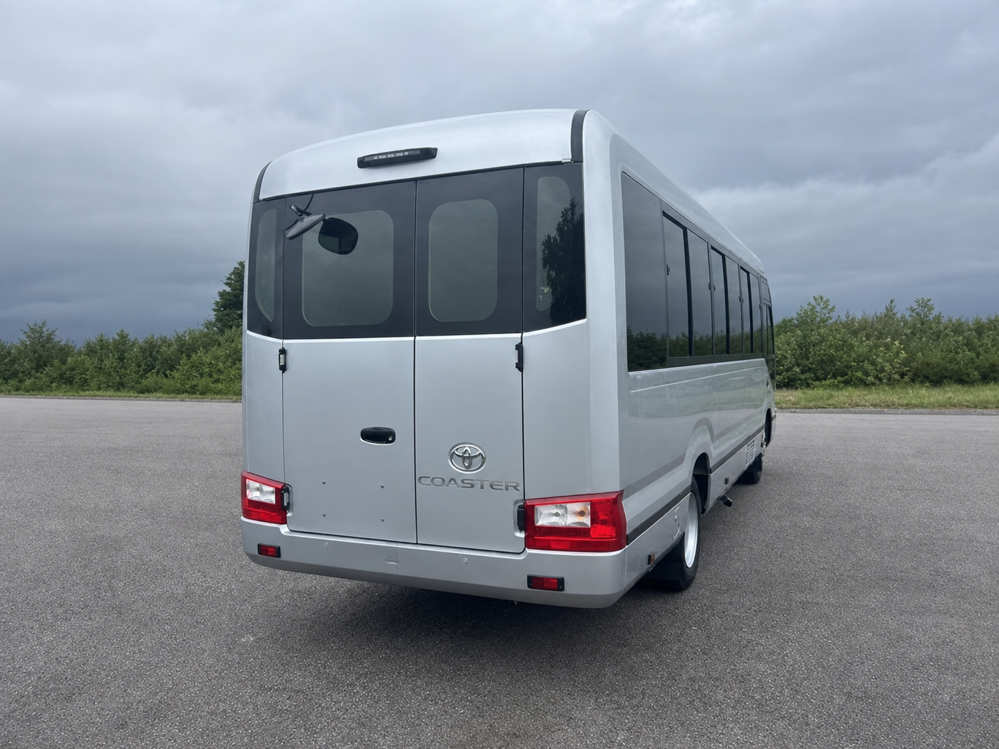 2026 Toyota Coaster Premium Cabin / 21-Seater, High Output & Split Rear Doors JDM for export from Japan