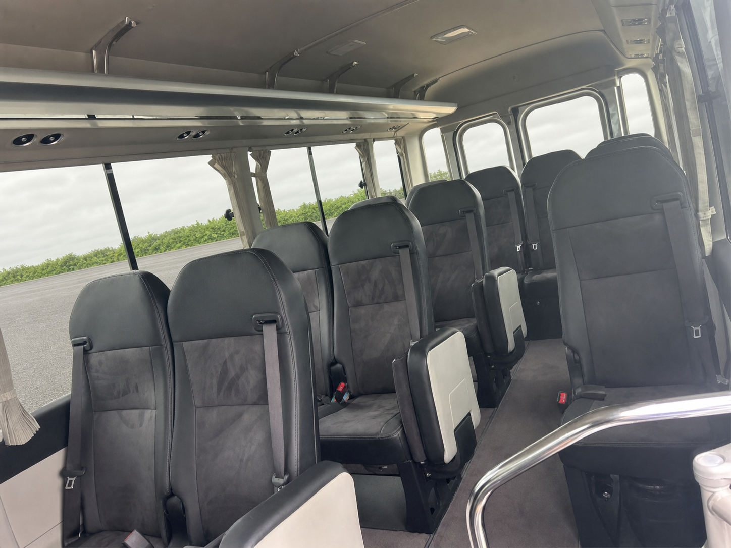2026 Toyota Coaster Premium Cabin / 21-Seater, High Output & Split Rear Doors JDM for export from Japan