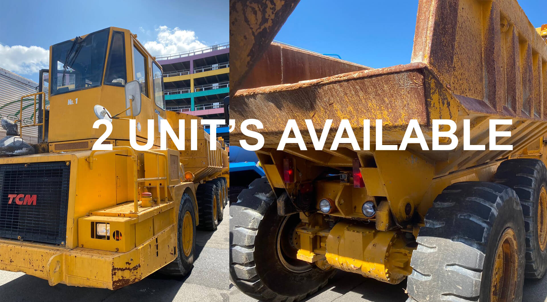 ＴＣＭ(株) DA25 3306T DUMP TRUCK, JAPAN USED CATERPILLAR 3306T, 25TON, HEAVY DUTY TIPPER