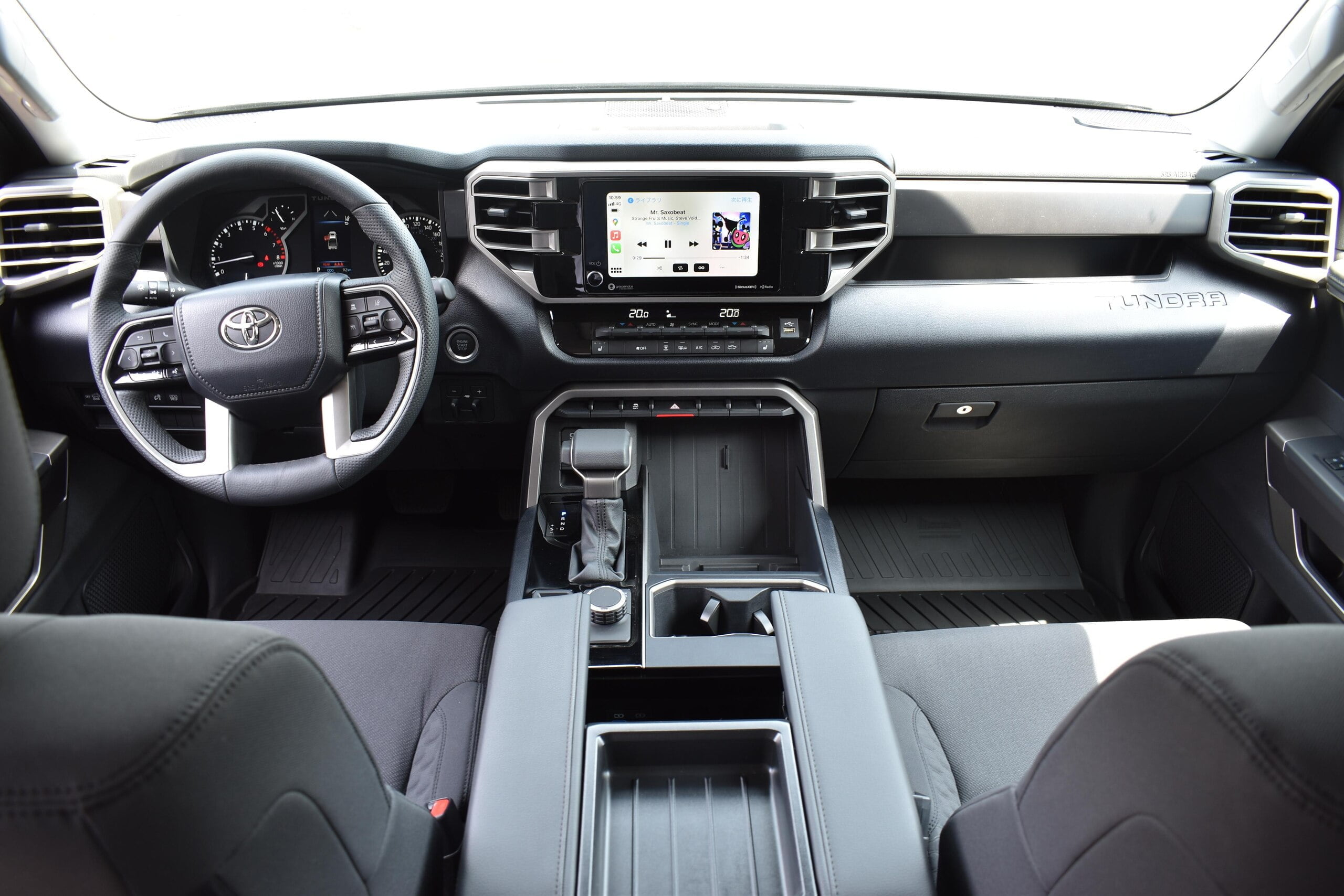 2022 US Toyota Tundra Crew Max SR5 L 4WD 3.5L Turbo Engine (Magnetic Gray) (No.J0575) for export from Japan