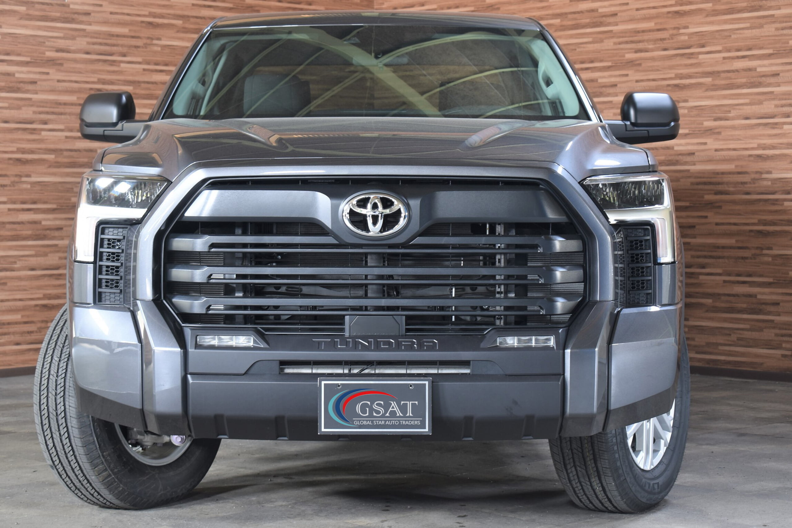 2022 US Toyota Tundra Crew Max SR5 L 4WD 3.5L Turbo Engine (Magnetic Gray) (No.J0575) for export from Japan