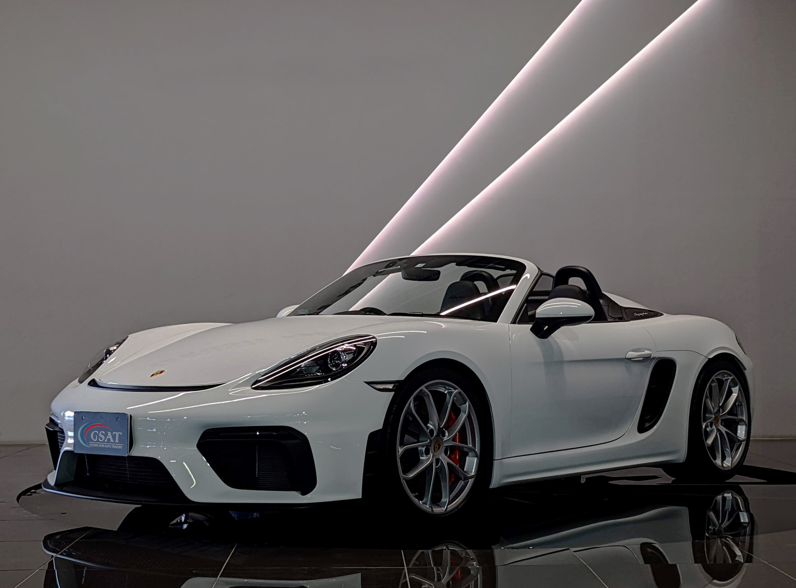 2021 Porsche 718 Spyder 4.0 Sport Chrono Spoeg 20AW B Camera (White) Right hand (No.J0641)