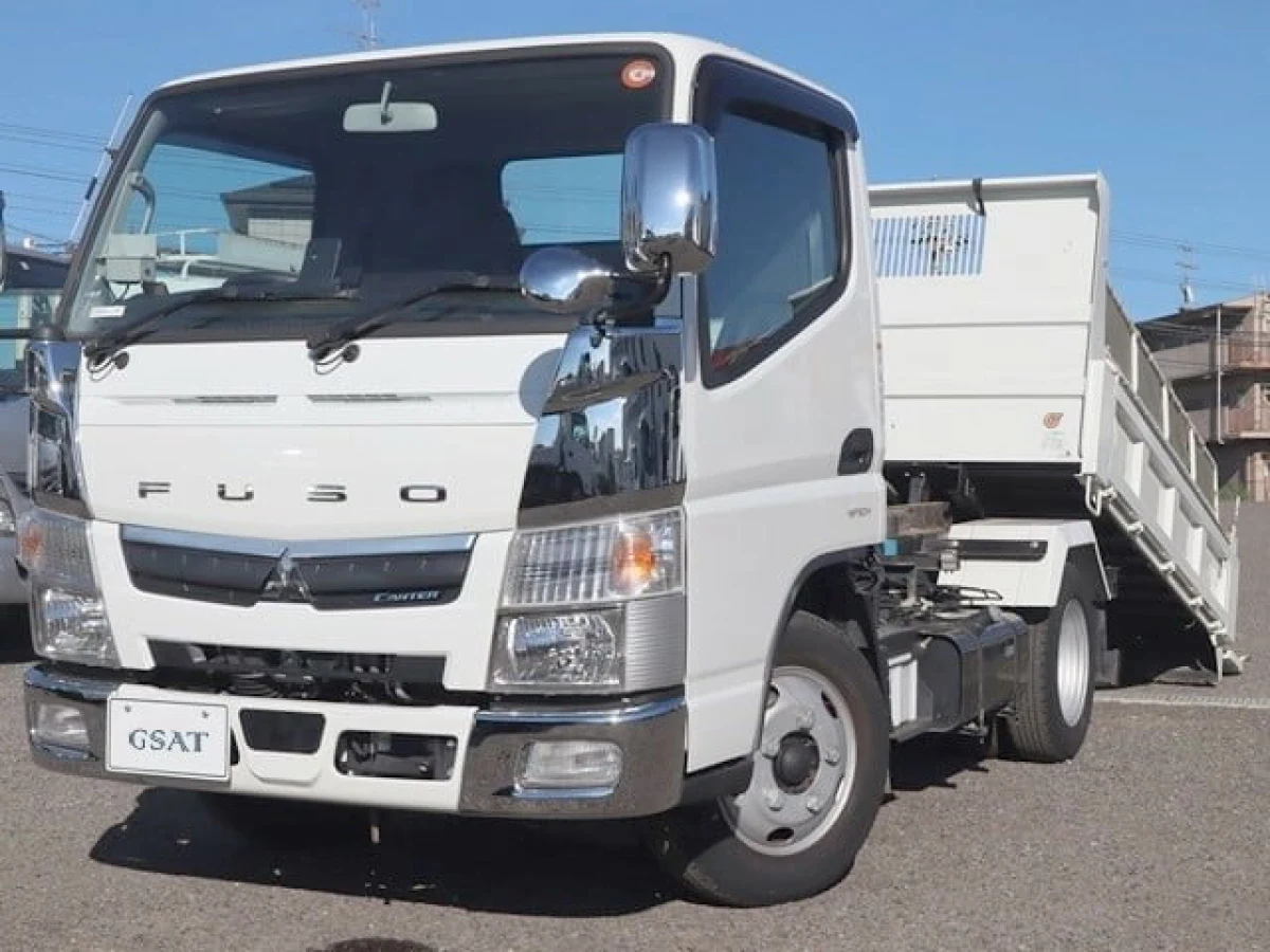 2021 Mitsubishi Fuso Canter small earth dumper 2PG-FBA60 used truck (No.111941) for export from Japan