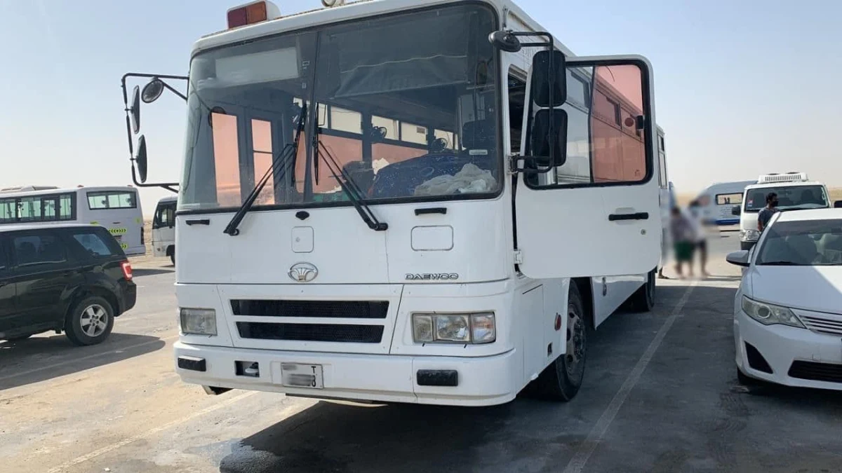 2006 Daewoo Super long 60 seater bus with A/C (No.830736) for export from Japan