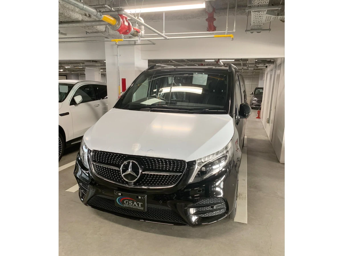 2022 Mercedes-Benz (V-220d) Extra-long Black Suite nappa leather Mini-Van (No.J0600) for export from Japan