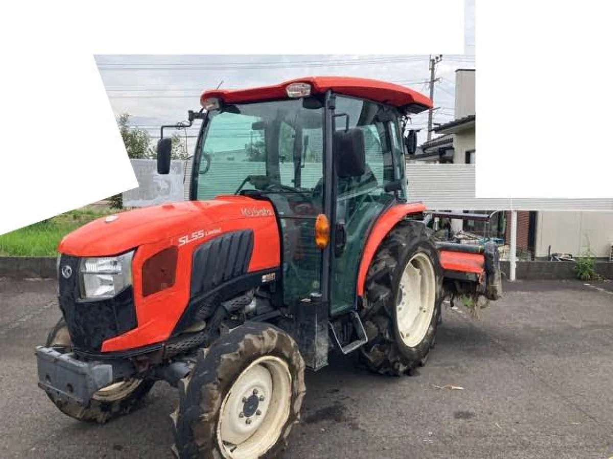 KUBOTA SL55 4WD TRACTOR WITH ROTARY(No.890799) for export from Japan