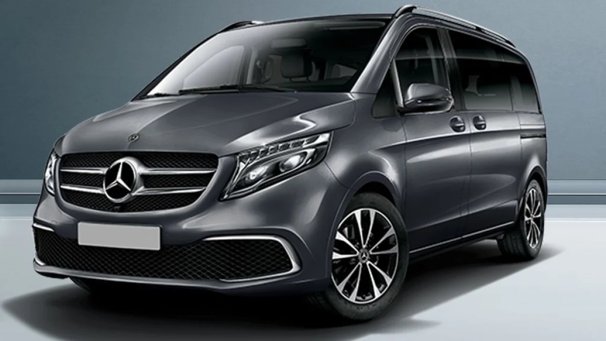 2022 Mercedes-Benz V 220 d AVANTGARDE Extra-long Black Suite Mini- Van (No.J0571) for export from Japan