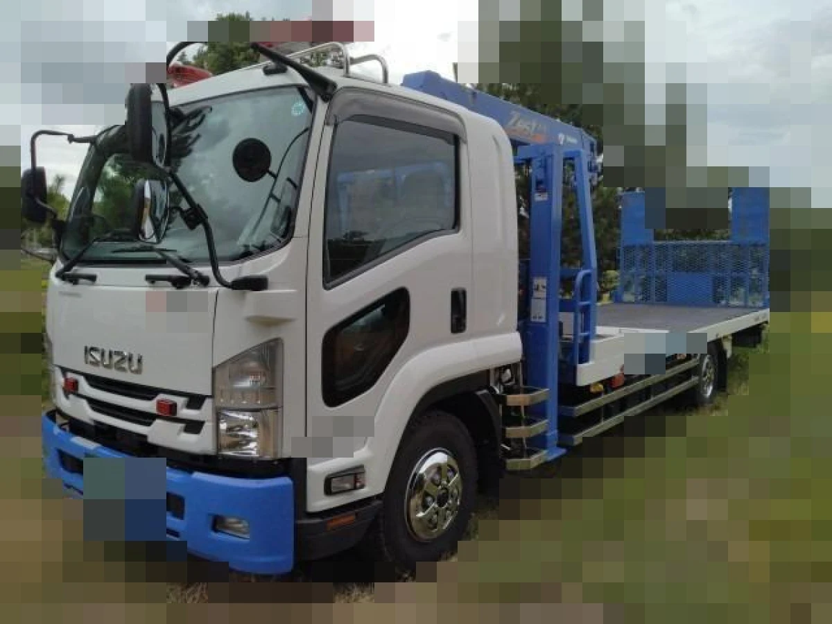 2020 ISUZU FORWARD 2RG-FSR90S2 4HK1 Car carrier Self Loader With Crane(No.970800) for export from Japan