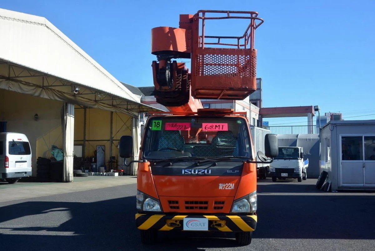 2006 Isuzu Elf aerial work platform Aichi SK22A (No.840767) for export from Japan