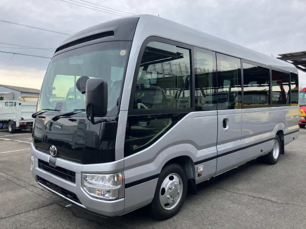 2026 Toyota Coaster GX 25-Seater 3.0L Diesel Auto for export from Japan