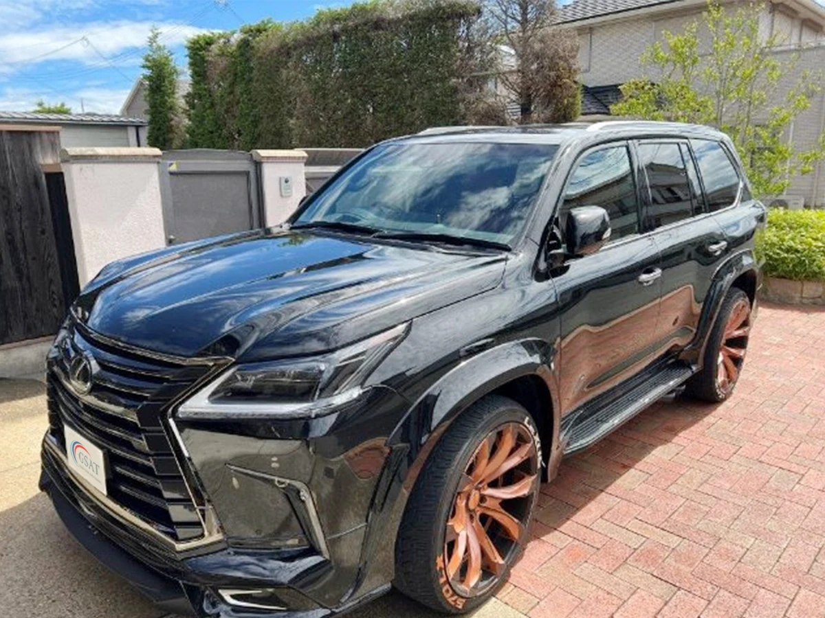 2019 Lexus LX Special Edition SUV Black SI-KENS 5.7-litre V8 petrol (No.790638) ID 24266 for export from Japan
