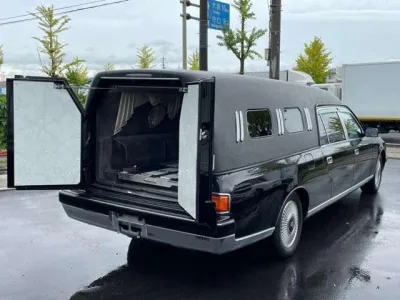 2009 Toyota century Long Hearse with Drawer Coffin Stand Keyless Back Camera (No.420857) for export from Japan