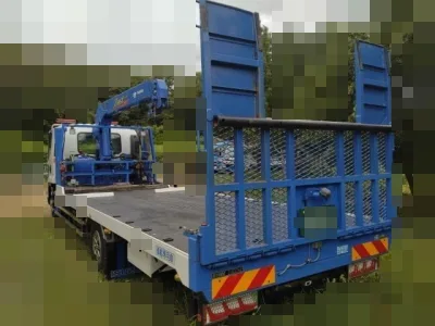 2020 ISUZU FORWARD 2RG-FSR90S2 4HK1 Car carrier Self Loader With Crane(No.970800) for export from Japan