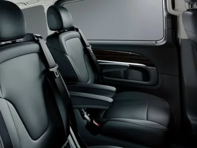2022 Mercedes-Benz V 220 d AVANTGARDE Extra-long Black Suite Mini- Van (No.J0571) for export from Japan