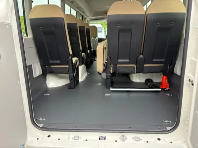 2026 Toyota Coaster Long / 25-Seater, Split Rear Doors & Automatic Swing Door JDM for export from Japan