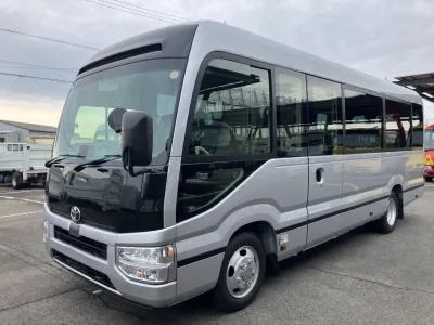 2026 Toyota Coaster GX 25-Seater 3.0L Diesel Auto for export from Japan