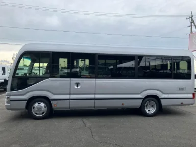 2026 Toyota Coaster GX 25-Seater 3.0L Diesel Auto for export from Japan