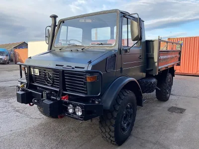 1986 MERCEDES BENZ UNIMOG U1300L  EX-ARMY (No.J0817)
