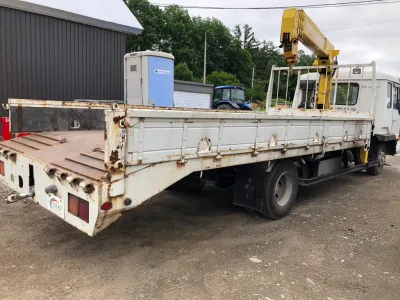 1989 MITSUBISHI FUSO FIGHTER U-FK518K Loader truck with crane (No.J0779)