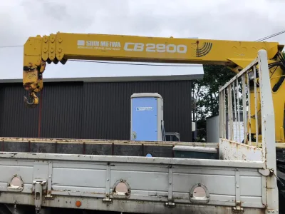 1989 MITSUBISHI FUSO FIGHTER U-FK518K Loader truck with crane (No.J0779)
