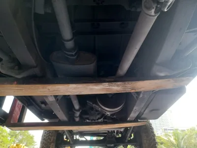 Classic Mid-1980s Land Rover 110 (Defender) for export from Japan