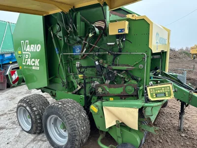KRONE Vario Pack Multi-Cut 1800 round baler (No.J0877) for export from Japan