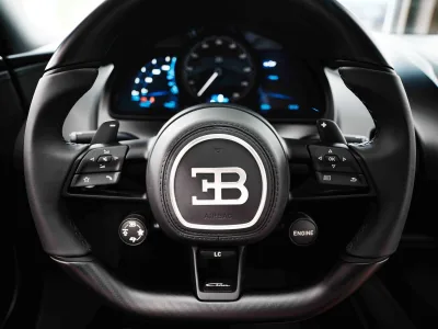 2021 Bugatti Chiron Sportive (Limited 20) 8.0 liter 16-cylinder (Matte Black Carbon) (No.J0642) for export from Japan