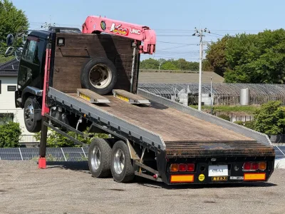  2001 NISSAN DIESEL CONDOR 3-STAGE CRANE TRUCK for export from Japan