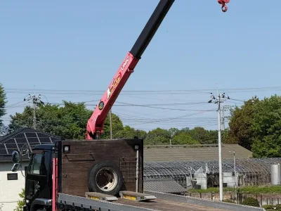  2001 NISSAN DIESEL CONDOR 3-STAGE CRANE TRUCK for export from Japan