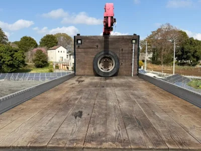  2001 NISSAN DIESEL CONDOR 3-STAGE CRANE TRUCK for export from Japan