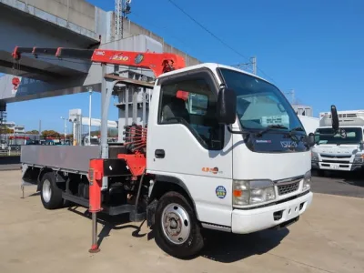 2003 Isuzu ELF Small Crane equipped trucks KR-NKR81LAR (No.11943)