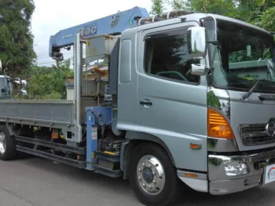 2008 HINO RANGER Crane 3-stage increase ton (6t-8t) BDG-FE8JLWG (No.J0762)