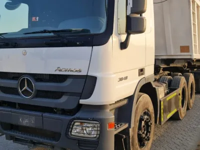2015 Mercedes-Benz Actros 3848 Trailer head with dump trailer (No. 680478)